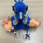 包む孔雀さん