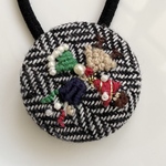 刺繍 ヘアゴム クリスマス 仲間たち チェック