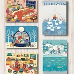 冬のポストカードB 5枚セット