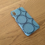 *受注製作*ミナペルホネン*タンバリン*ライトブルー*mina perhonen*iPhoneケース*iPhoneカバー*スマホケース*スマホカバー