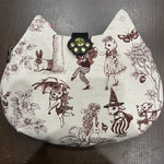 猫型バック☆ジョリーポム/赤褐色/ショルダー紐付き