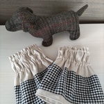 ★SALE★アームカバー★リバーシブル★(綿麻キャンバス)★