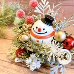 雪だるまさんのクリスマス飾り