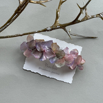 本物の紫陽花 が咲く バレッタ 髪飾り ˚⊹ ⁺‧