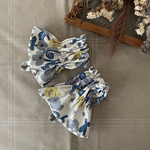 リバーシブルキッチンアームカバー　北欧テイスト　ナチュラルグレー