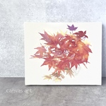-紅葉- ギフトにもおすすめ そのまま飾れる 花と草木のキャンバスアート