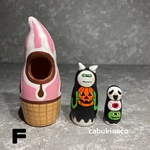 ミニミニマトリョーシカF　3個組　