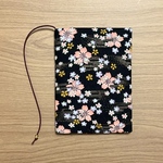 【 文庫本 】ブックカバー   ハンドメイド   さくら くろ