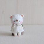 約7cm 小さなあみぐるみ シロクマさん ①