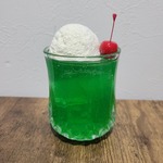 クリームソーダ　　メロンクリームソーダ　　リアルサイズ　　レトロ　ブルーハワイ