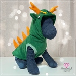 【イタグレ用犬服】⭐︎受付11月30日まで⭐︎2024年の準備をしましょ♪辰年なりきりフリース🐲