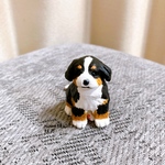 バーニーズ　マウテンドッグ　ミニチュア　犬　子犬　フィギュア　置物　オブジェ