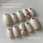 ネイルチップ　ネイル　ハートネイル　韓国ネイル　NEONAIL
