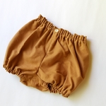 秋冬のかぼちゃパンツ　男の子、女の子　ベージュ（キャメル）　ベビー服　80cm