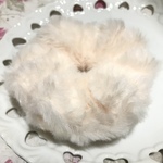 💓sale300円💓ミルクファー❤︎プレーンシュシュ✨