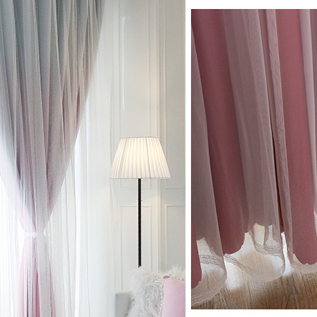 カーテン、レースカーテン両開きセット カーテン、レースカーテン両開きセット カーテン 姫系 4枚セット