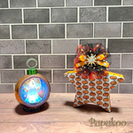 【電池付き】LEDミニライト★パンプキン(ベージュ)🎃✨