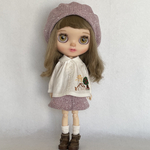 blythe outfit 小さなワンコ刺繍お洋服セット