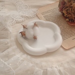 🤍🫧もこもこお花プレート🤍🫧アロマストーン