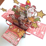 クリスマスポップアップカードBOX「猫かぶり」（ちょっとだけ新しくなりました）