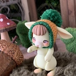 tobiちゃん用ぽんぽん帽子＊オレンジxグリーン