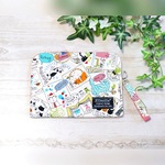 ◼️お薬手帳・診察券入れ・通帳入れ・ぺたんこポーチ(大)◼️