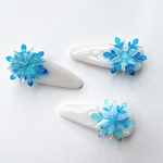 雪の結晶 ヘアクリップ