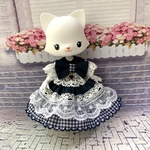オビツ11 アンティーユ　リロロ　おめかしワンピース　紺