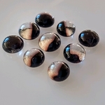 1173  ガラスビーズ　縦ライン　小粒　縦7、8mm