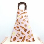 ☆１点限定10％OFF☆ 110cm パン屋さん（くすみピンク）ゴム紐 子供用エプロン