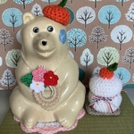 🎍🧧北欧しろくま貯金箱　クリスマス雑貨