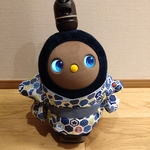 ラボット服 / 男の子用お着物・亀甲柄.白