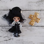 №28　プチブライスアウトフィット　日曜日は教会へ　ふりふりわんぴーす