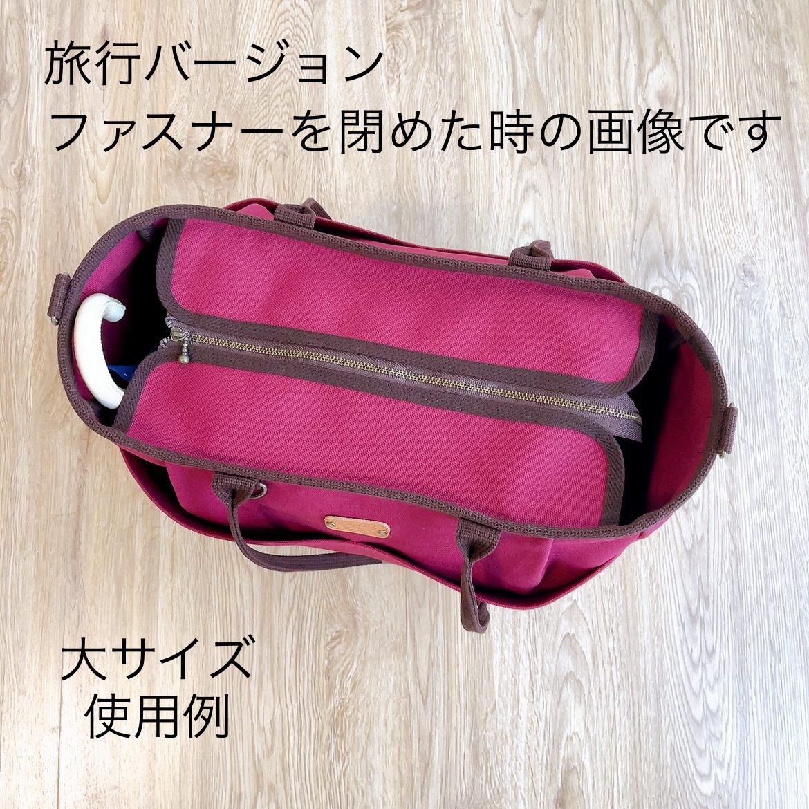 ♥️大♥️  ころりんバッグ　ショルダーバッグ　ダンガリーデニムコットンレース×生成り　2WAYバッグ 　斜め掛け　倉敷帆布　トートバッグ　大きめ　A4 ファスナー開閉　刺繍