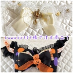 オーダー💖バースデージュエリーチョーカー💖ハロウィンぷくっとおリボンチョーカー💖