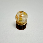 金木犀風お花のとんぼ玉(174)