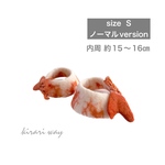 海老マフラー(ノーマル S)うさぎ用 羊毛フェルト