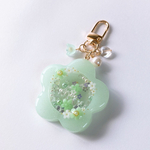 [10月20日販売] Flower shaker keychain(mintgreen)