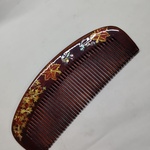 桃木製蒔絵螺鈿櫛拵　銘　紅葉に兎