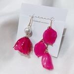 バラピアス❤︎薔薇ピアス❤︎ラベンダーローズ