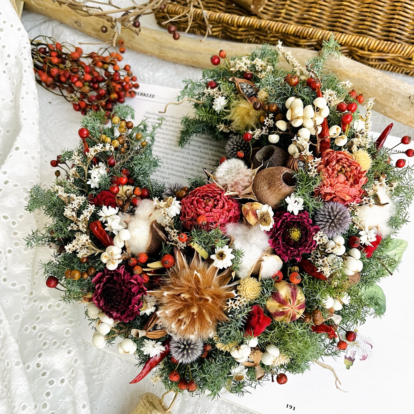 商品名【歓】【聖那】ゆきこ♥クリスマス＆お正月リース＊ 冬リース 0420114002842an_1?$VS_1500$