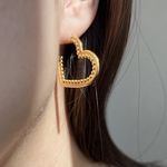 heart hoop/ピアス
