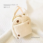 Mサイズ　kumausa  Korea fabric　マグポーチ　くま　うさぎ　保冷ポーチ　保温ポーチ　