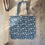 💎柄マチ付き折畳みビッグbag