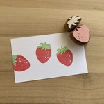 🍓かわいい果物🍓いちごの消しゴムはんこ