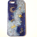 ☆宇宙 iPhone5・5Sの宇宙塗りiPhoneケース・携帯カバー☆
