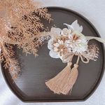 ～祝い華(金)～ ペット用アクセサリー ペット用チョーカー ペット用ヘッドドレス ペット用ヘアアクセサリー ペット用帯飾り お正月 七五三 お年賀 撮影会 結婚式 着物 犬 猫 つまみ細工