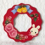 【ﾄｰﾙﾍﾟｲﾝﾄ】直径『18.5cm』小さいリース（願い）★送料込★