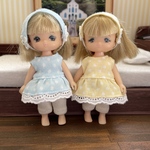 M2333 ミキちゃんマキちゃん ハンドメイド 服　ドットパジャマ　パブーシュカ