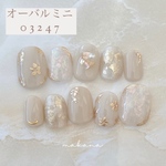 【即日発送】アンティークなお花nail